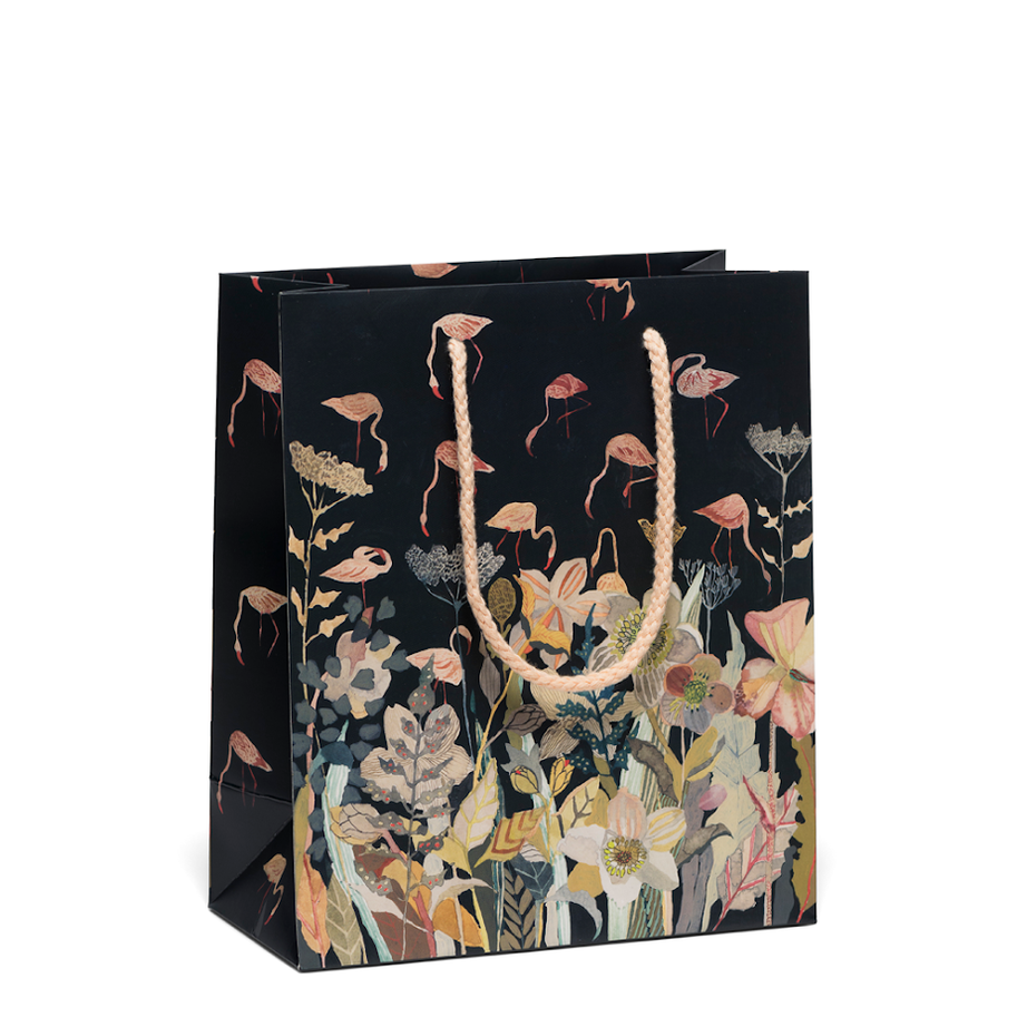 Floral Flamingo Gift Bag