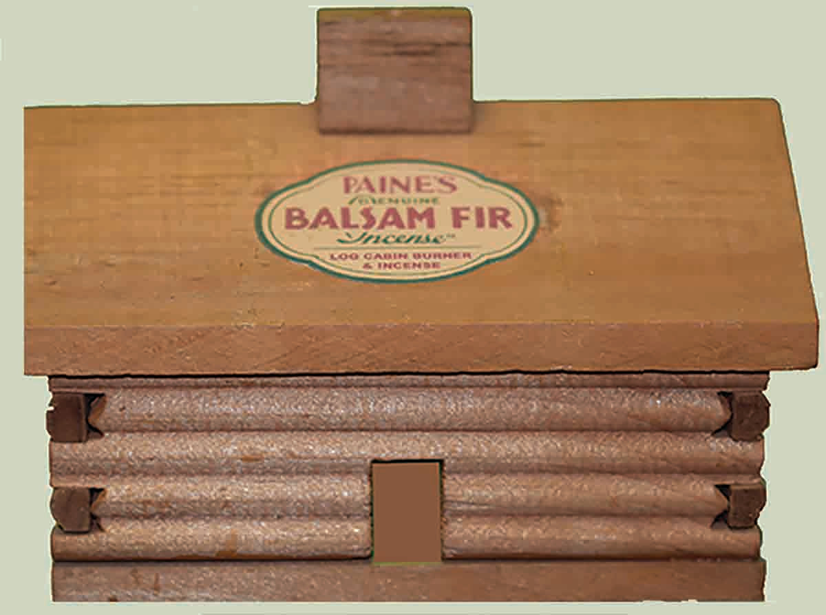 Log Cabin Incense Burner