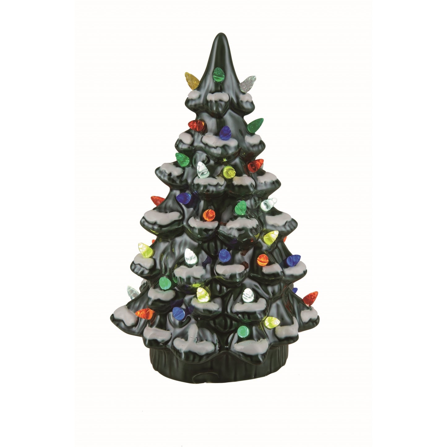 Ceramic Green Light Up Nostalgic Tree