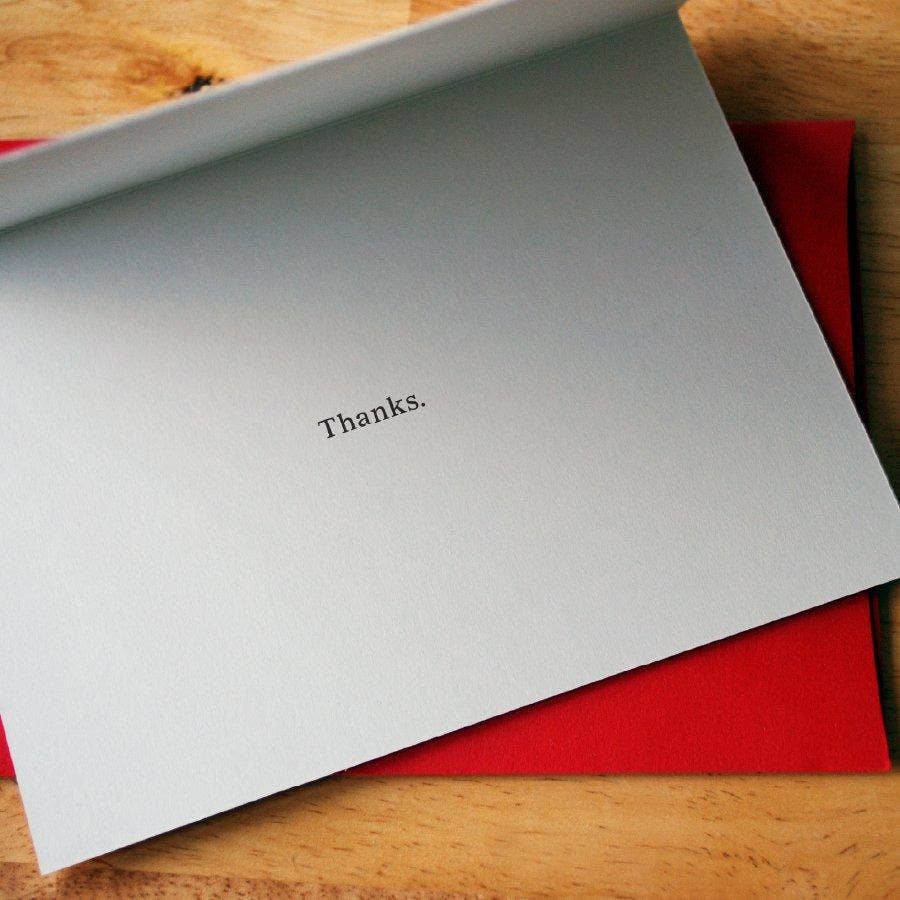 Ass Kisser Thank You Card