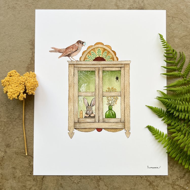Mabel's Window - Art Print