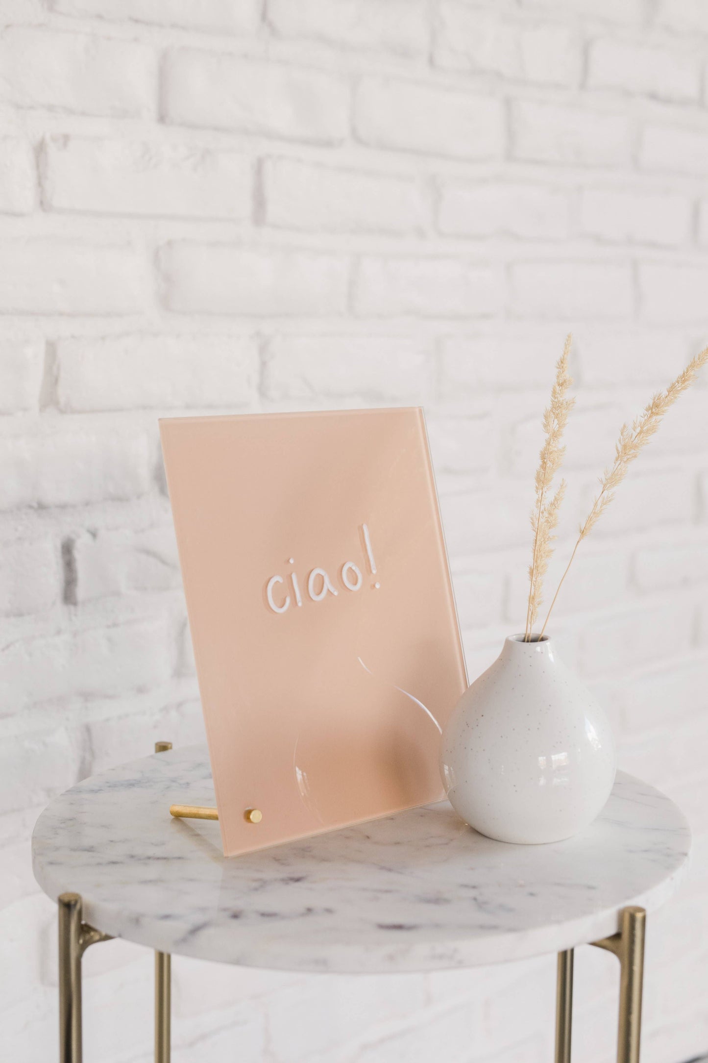 Glass Magnetic Utah Clay Dry Erase Board 8x10"
