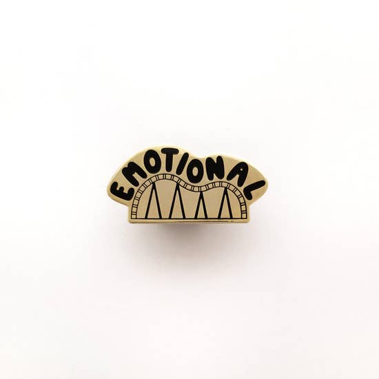 Emotional Roller Coaster Enamel Pin