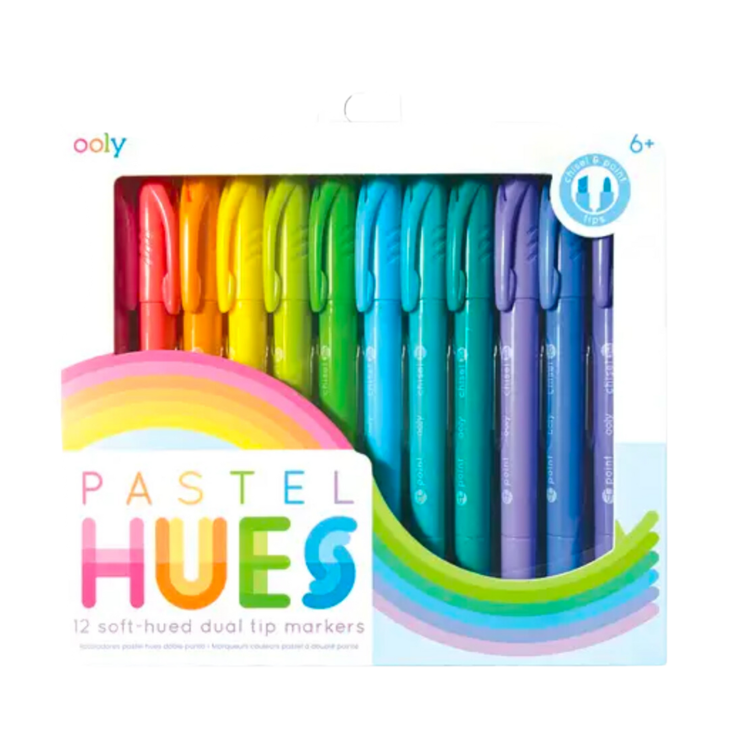 Pastel Hues Markers - Set of 12