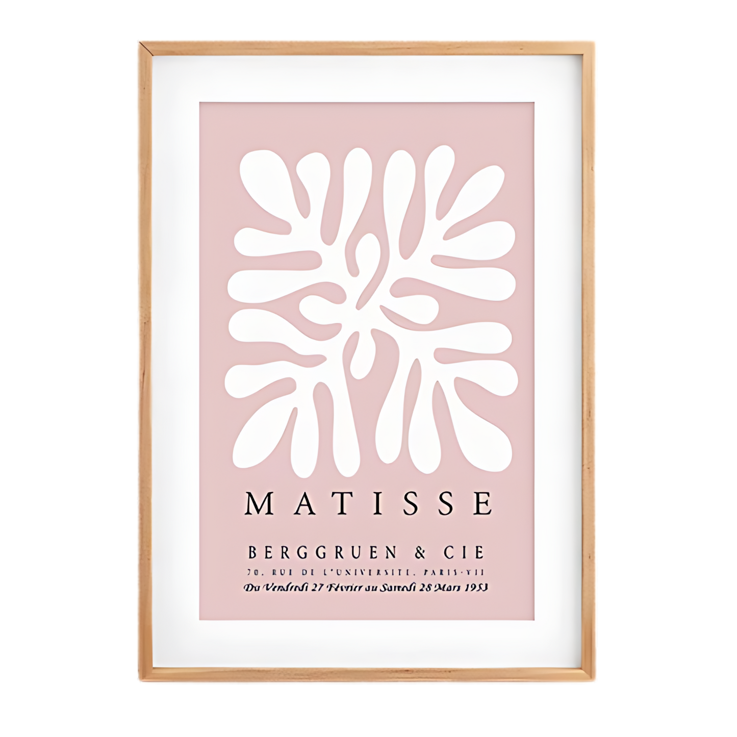 Blush & Beige Matisse Wall Art Print 8x10