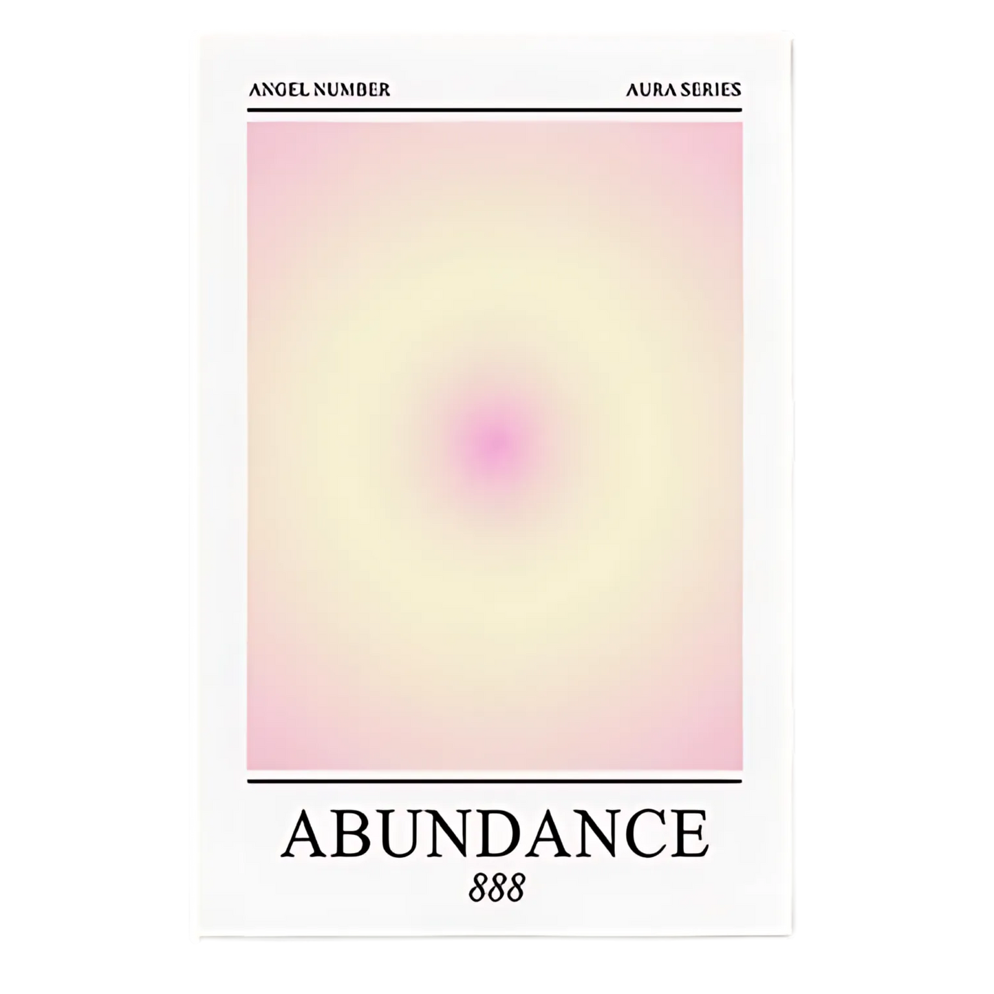Aura Energy Spiritual Gradient Wall Art Print -18x24