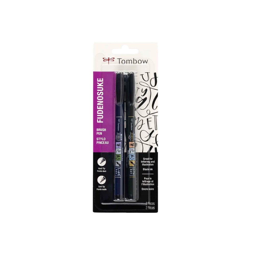 Fudenosuke Calligraphy Brush Pens β 2-Pack