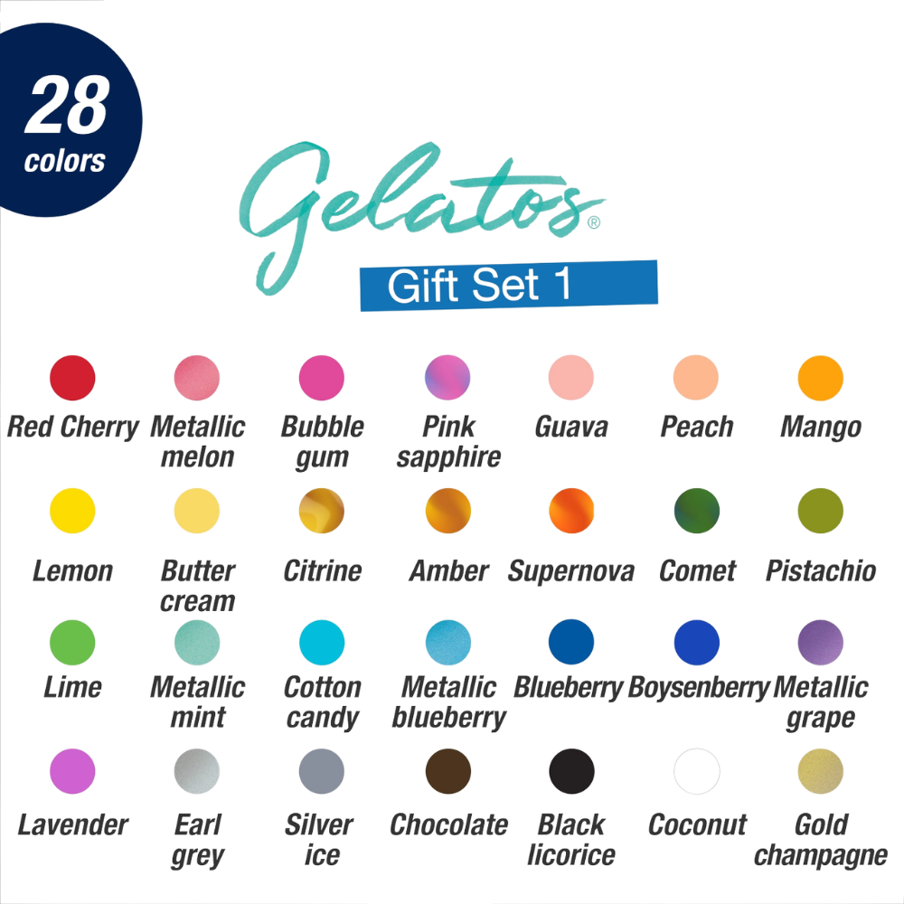 Gelatos Pigment Sticks Art Gift Set – Set 1