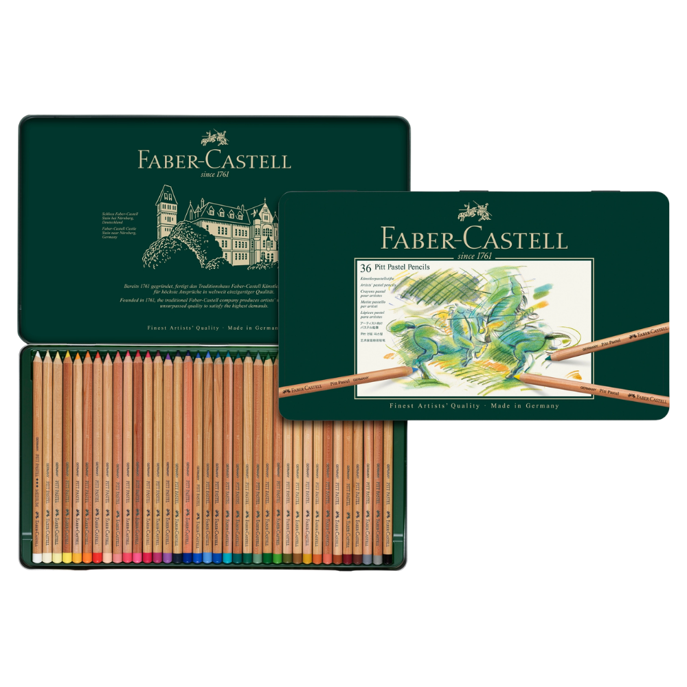 Pitt Pastel Pencils – Artist Tin of 36