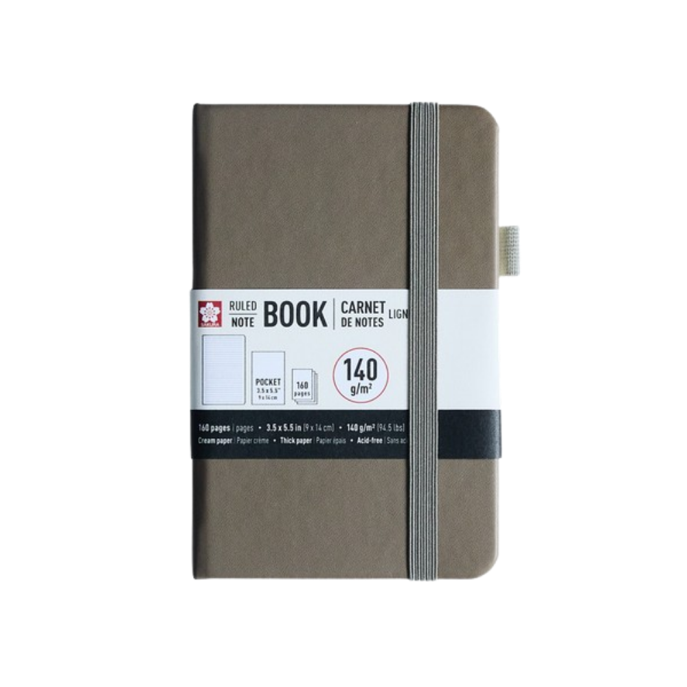 Sakura Ruled Pocket Notebook โ Cinder