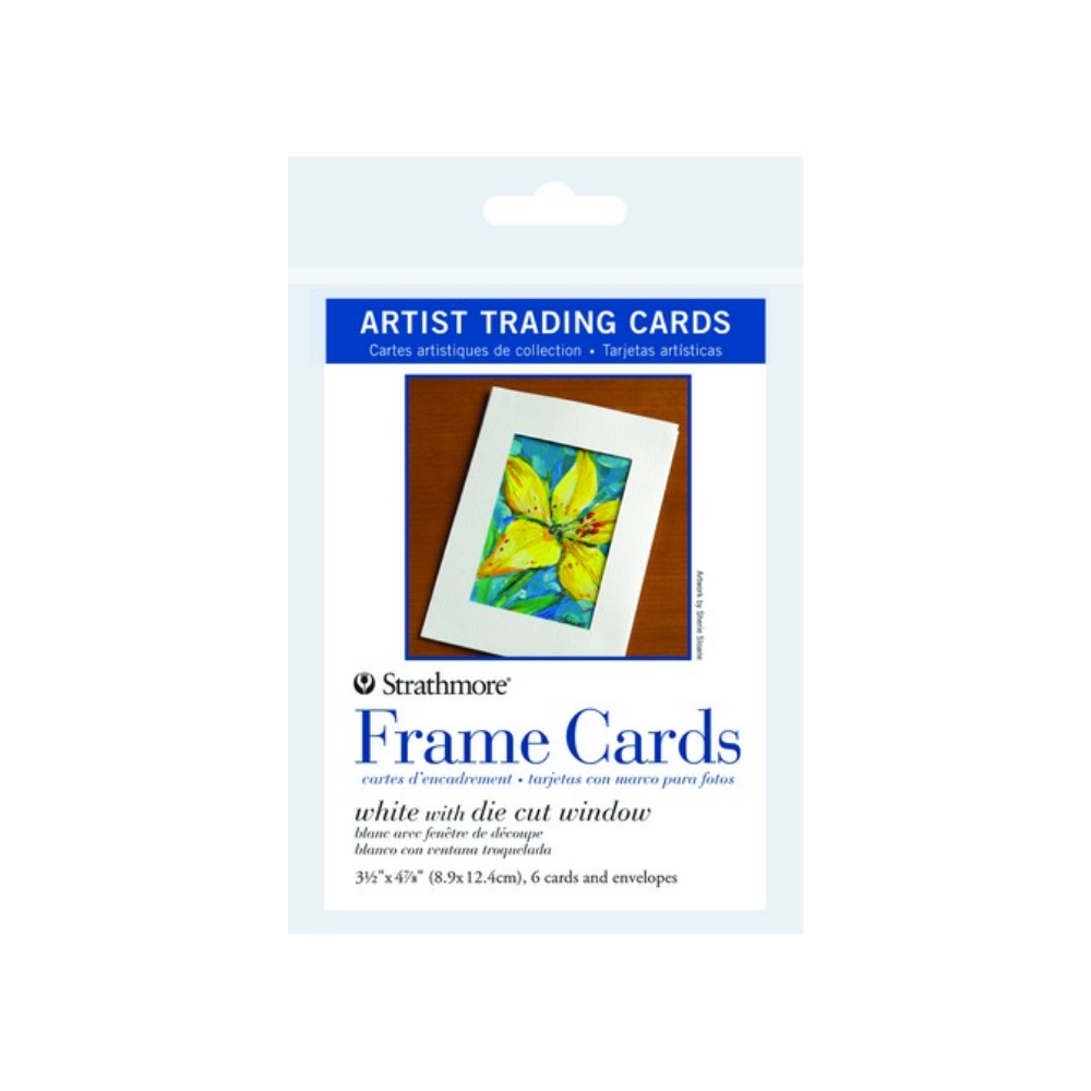 Strathmore Artist Trading Cards – White Frame (3.5" × 4.87")
