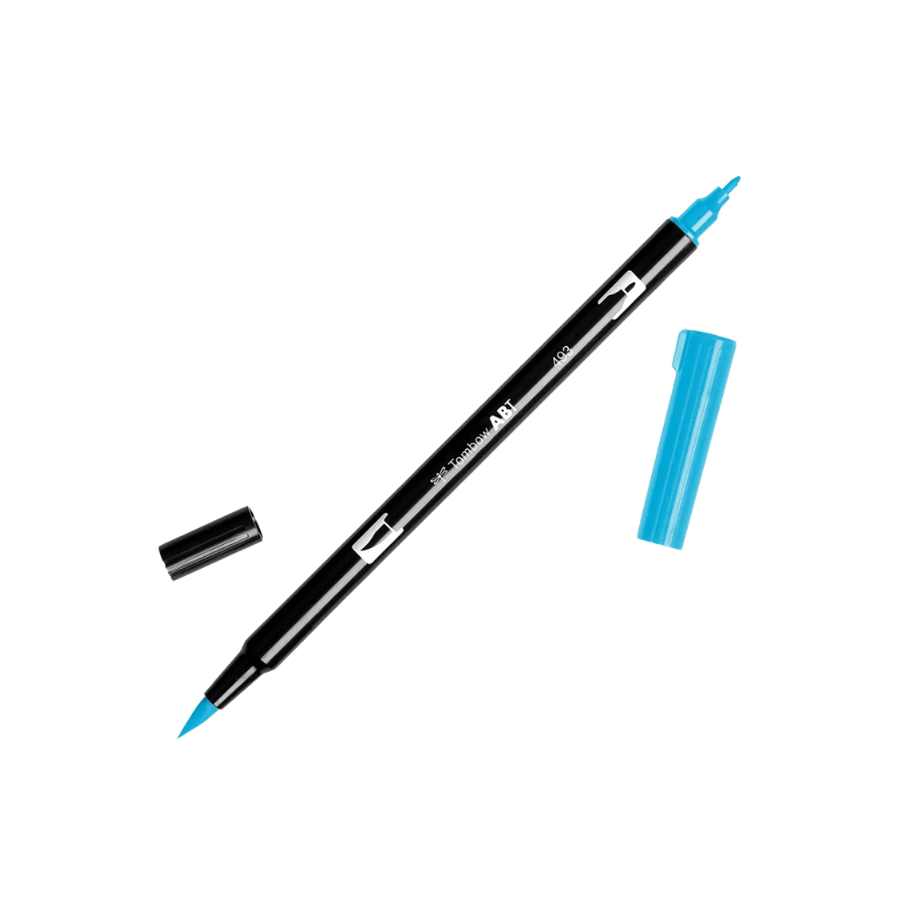 Dual Brush Pen Art Markers - 493 Reflex Blue