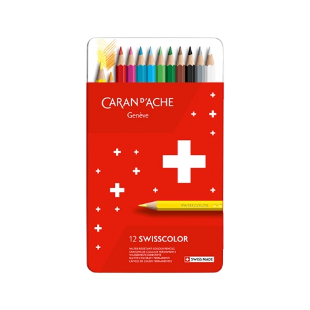Swisscolor Permanent Pencils — Set of 12