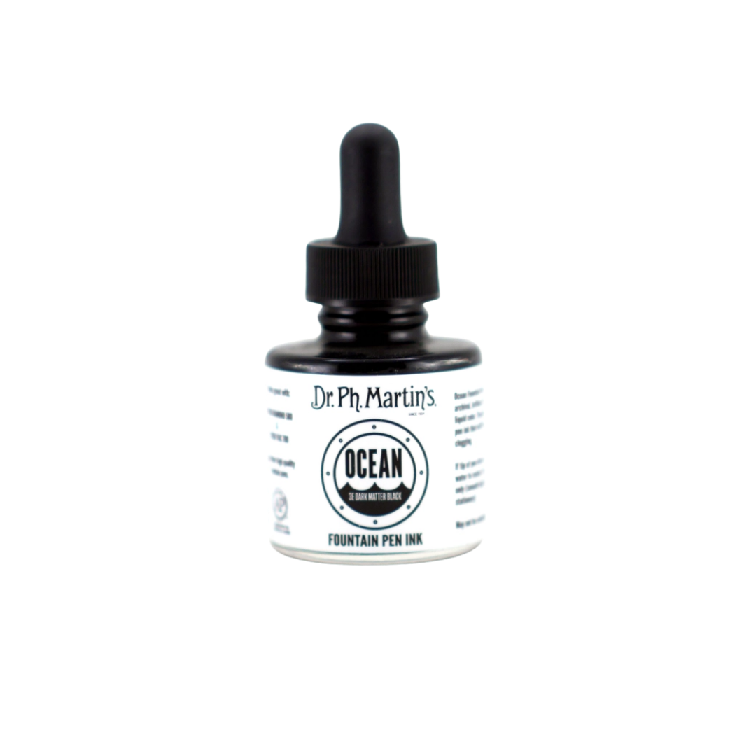 Dr. Ph. Martin's Ocean Fountain Pen Ink β 1 oz Bottle