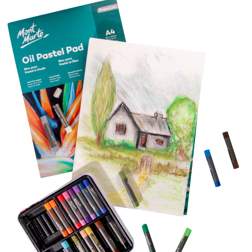 Oil Pastel Pad – A4 – 20 Sheets