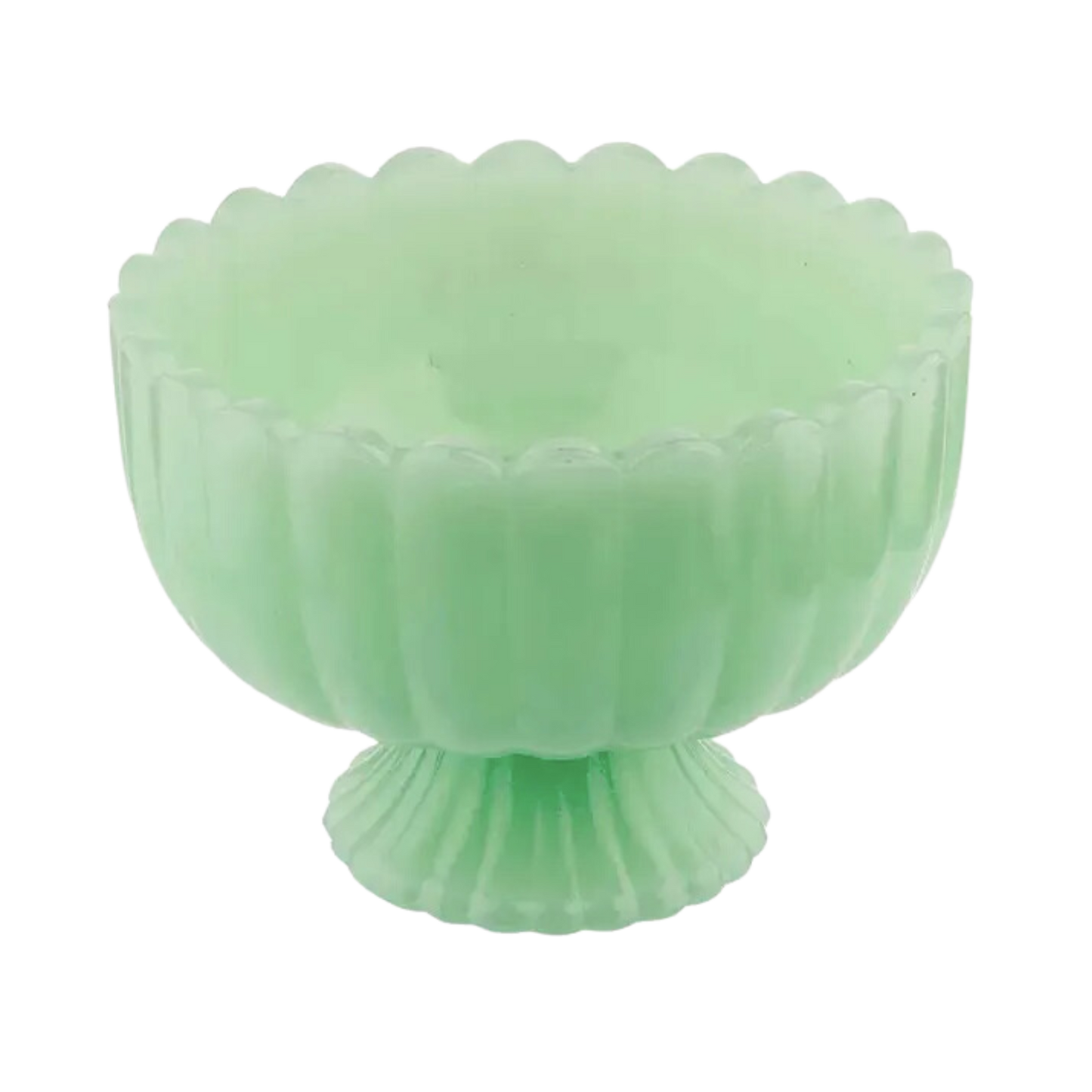 Jadeite Glass Collection Sundae Dish
