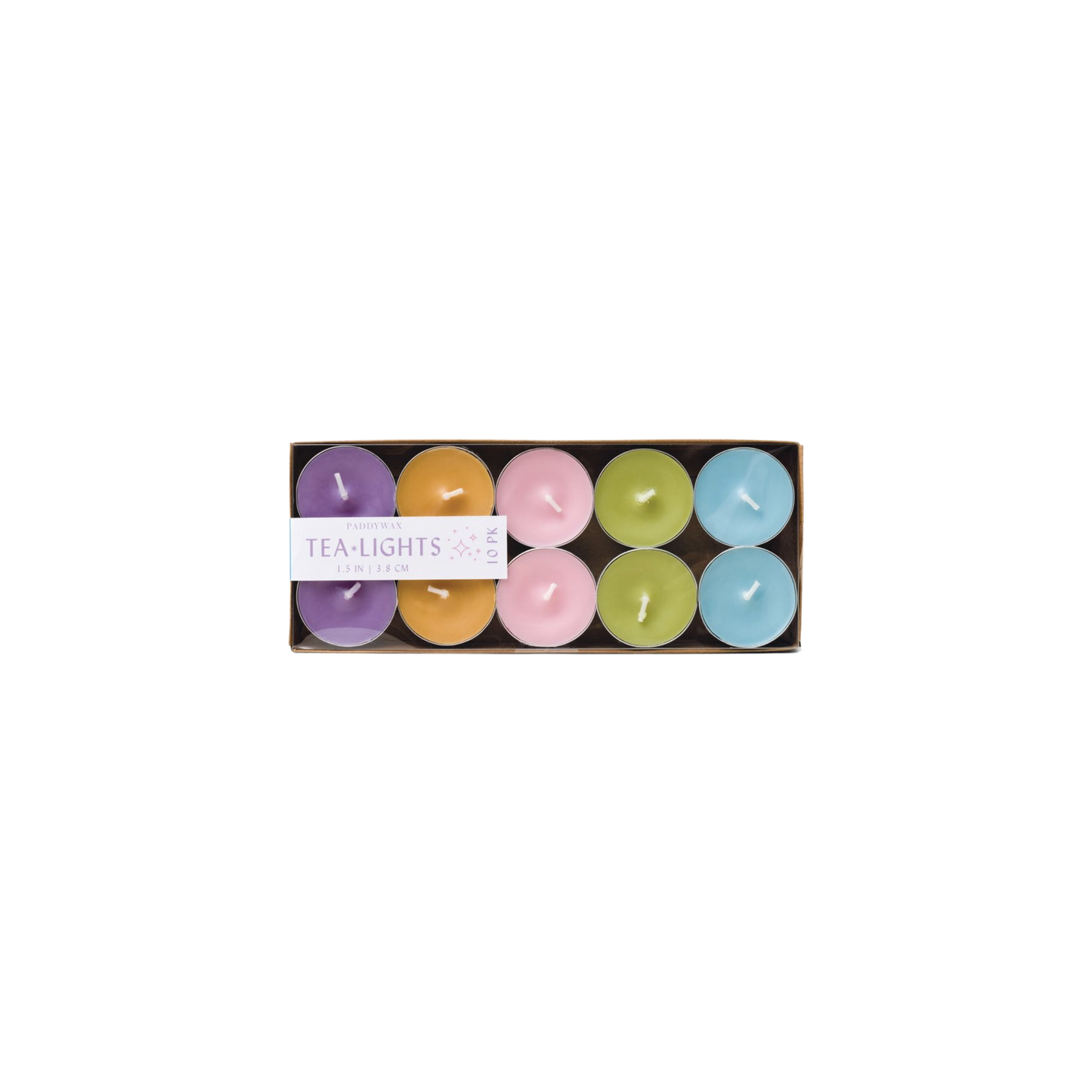 Spring Color Tea Lights - 10 Pack