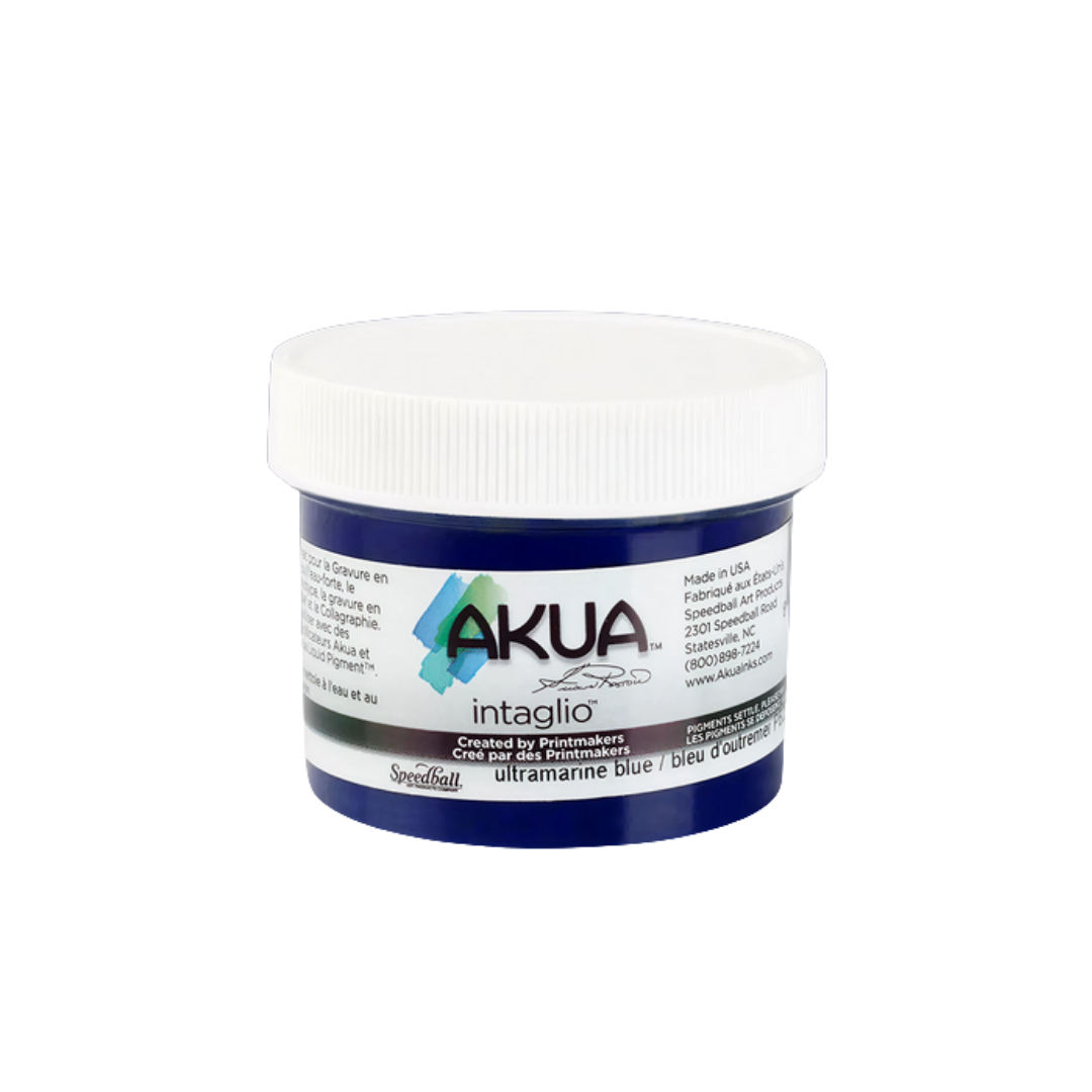 Akua Intaglio Ink –– Ultramarine Blue