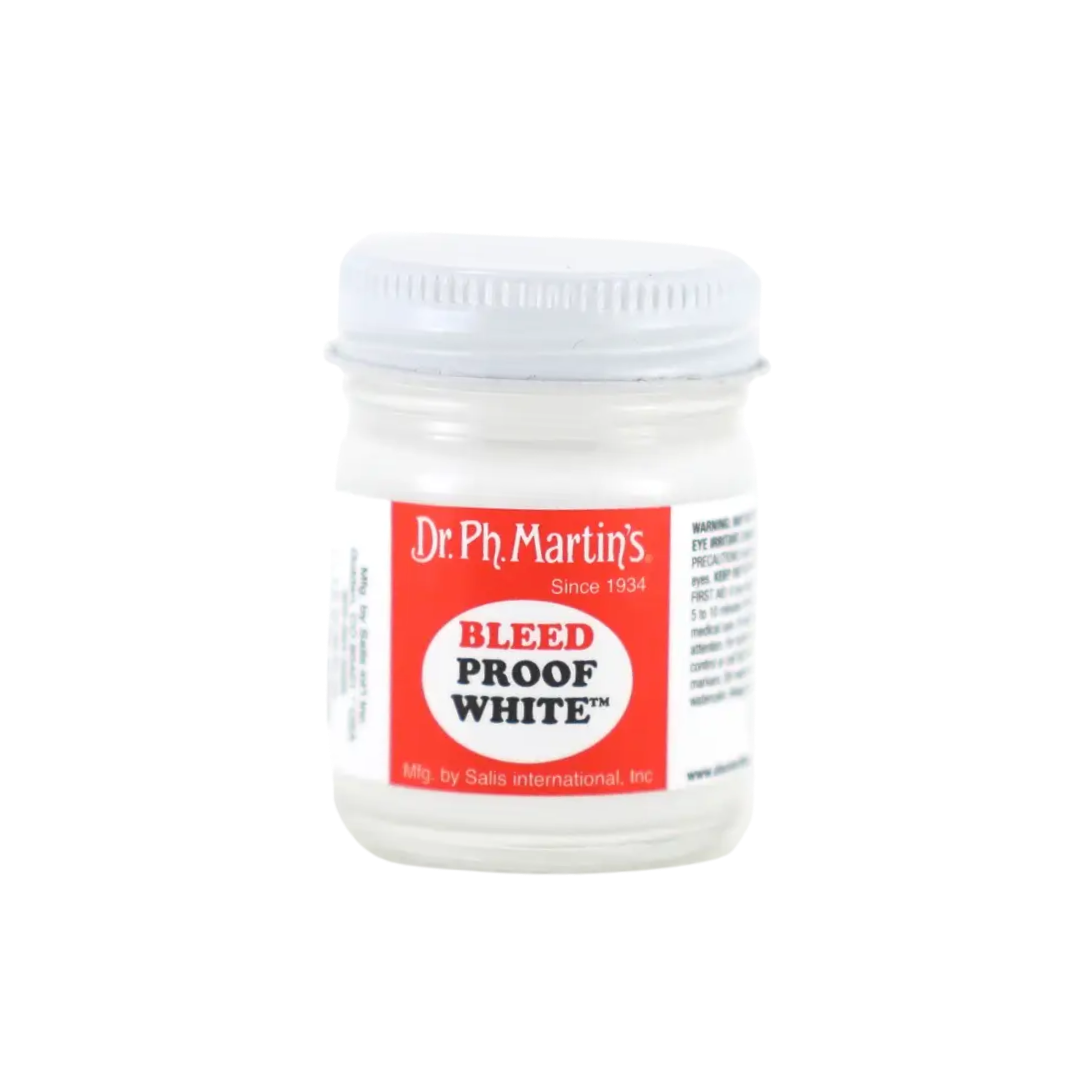 Bleed Proof White Jars (1.0 Us Fl oz)