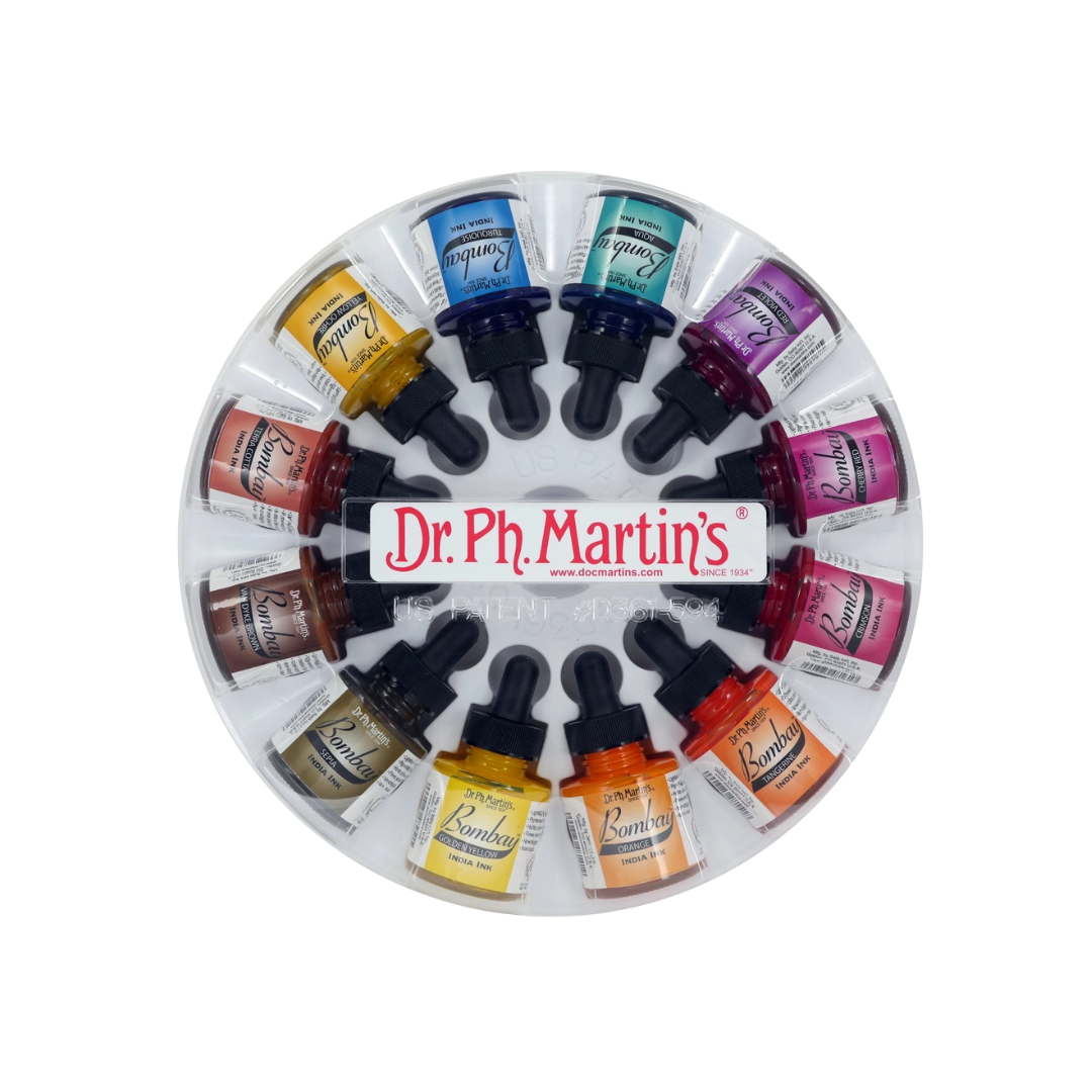 Bombay India Ink Sets (12 Bottles)