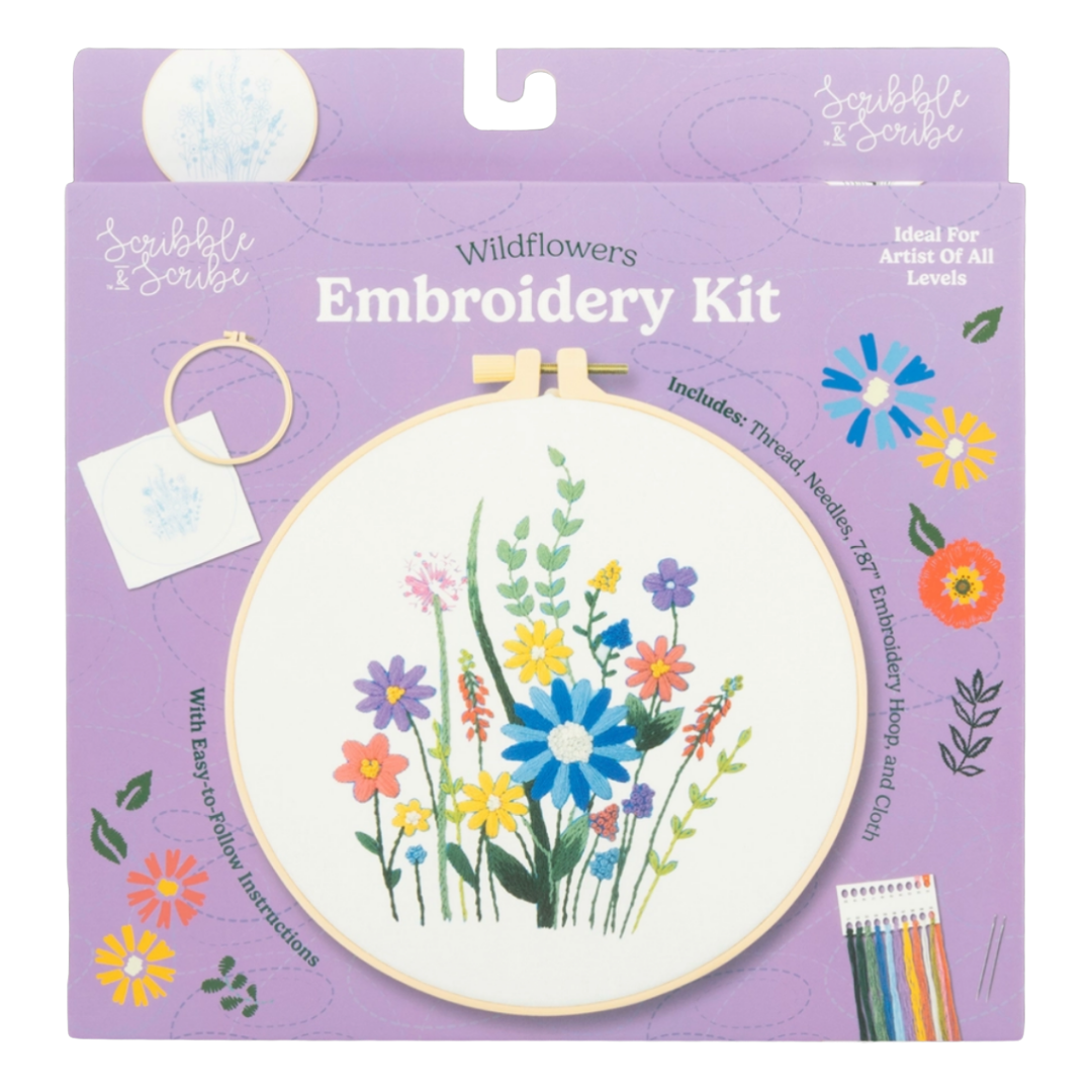 Embroidery Kit - Wildflowers