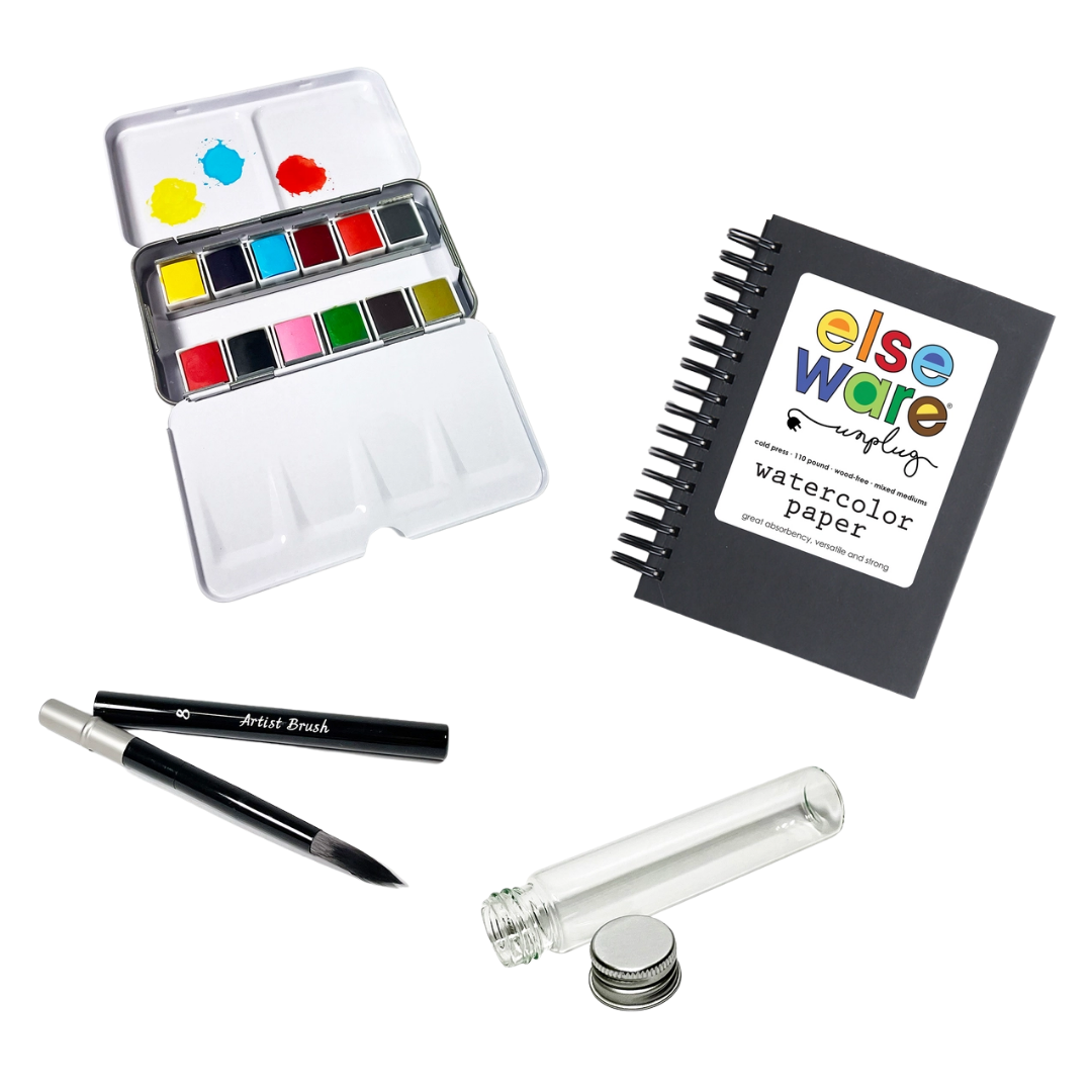 Watercolors To Go Kit – 12 Colors