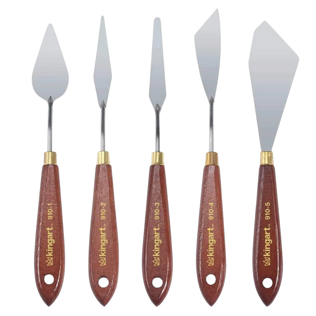 Metal Palette Knife Set – 5 Piece