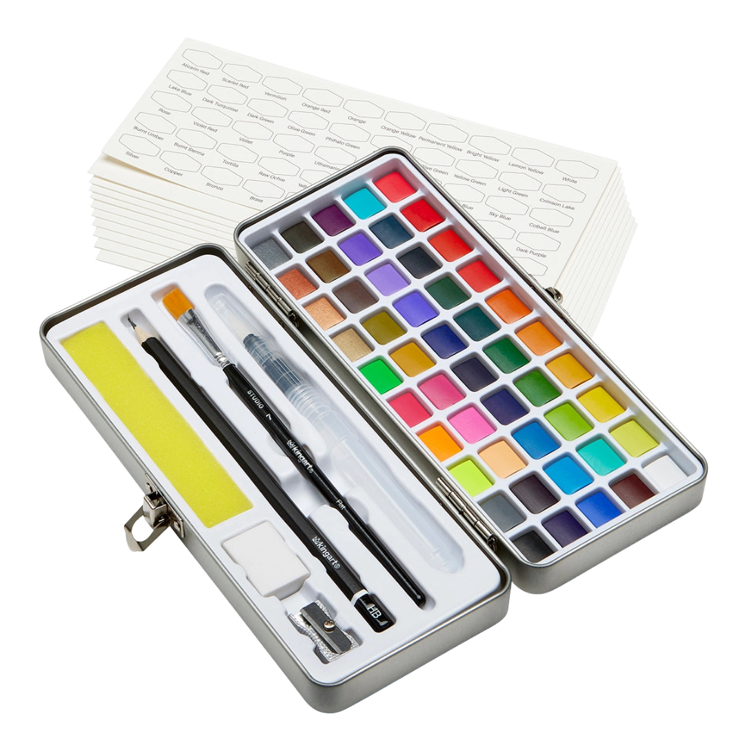 Watercolor Paint Set – 69 Piece