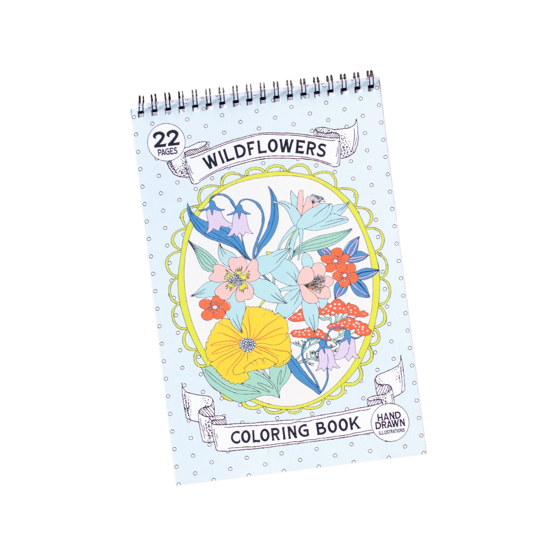 Wildflowers Premium Coloring Book