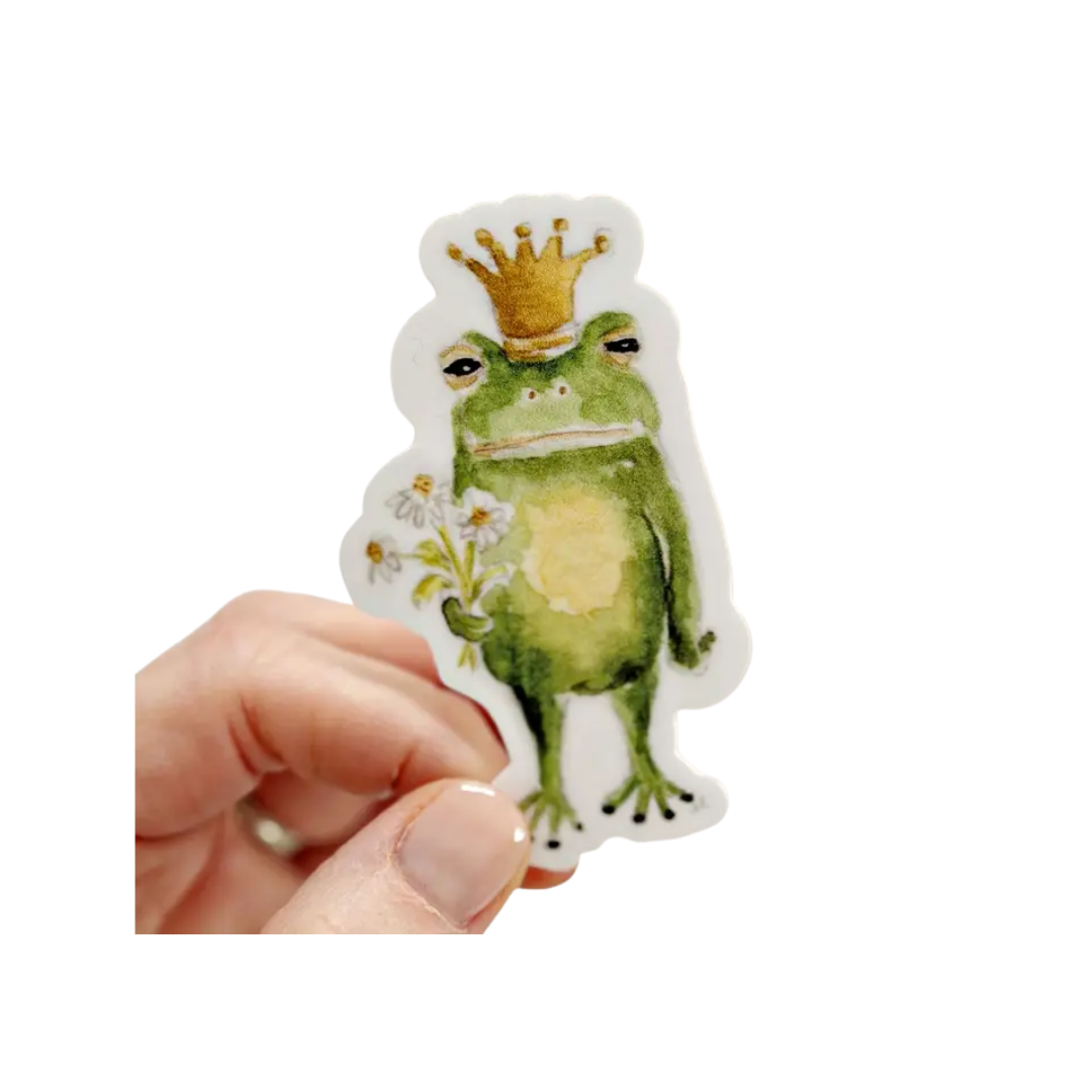 Frog Prince Sticker