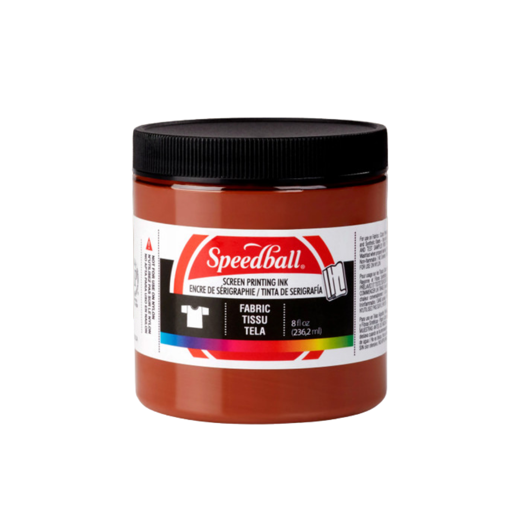 Fabric Screen Ink 8oz –– Brown