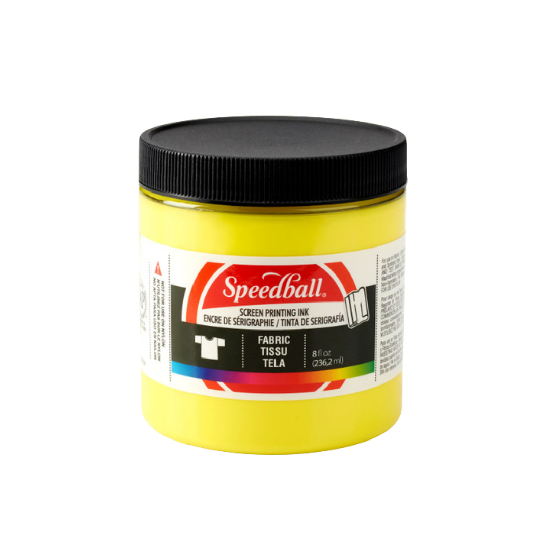 Screen Printing Fabric Ink 8 oz –– Process Yellow