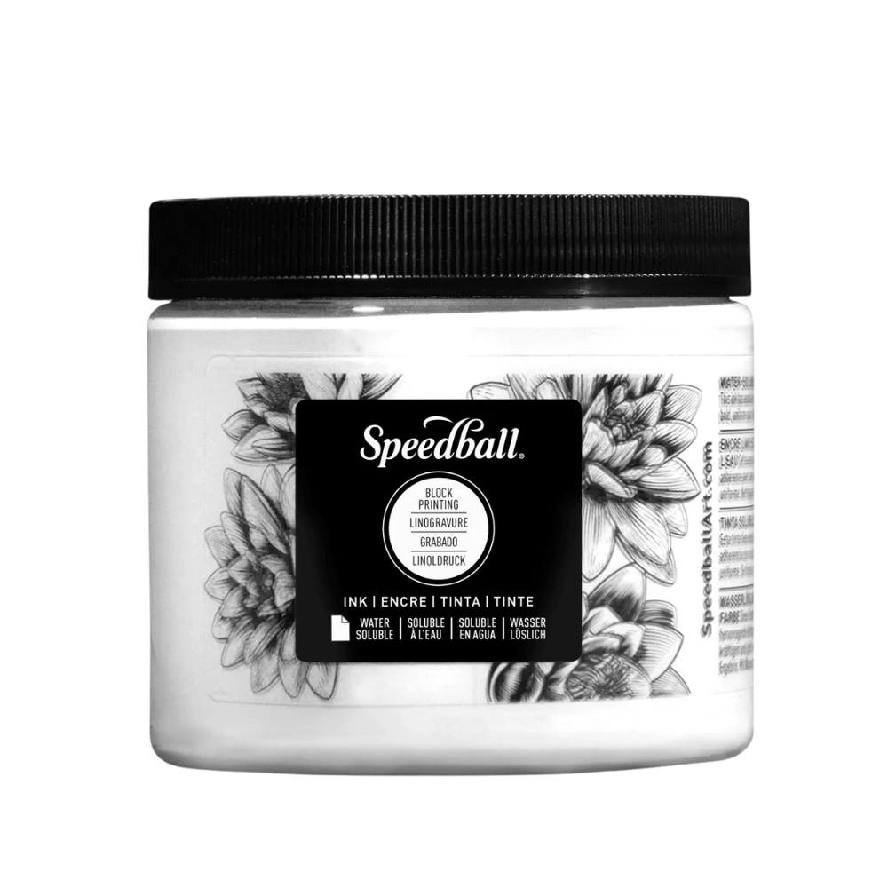 Water-Soluble Block Printing Inks - White - 16 oz