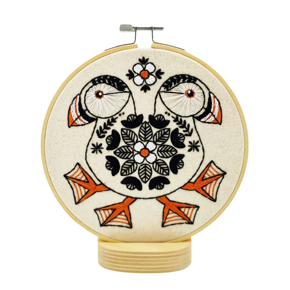 Puffin Complete Embroidery Kit