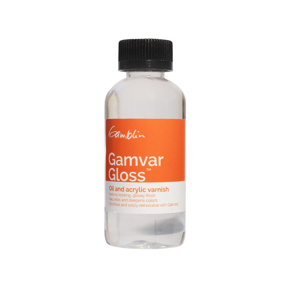 Gamblin Gamvar Gloss Oil Painting Varnish – 4 oz