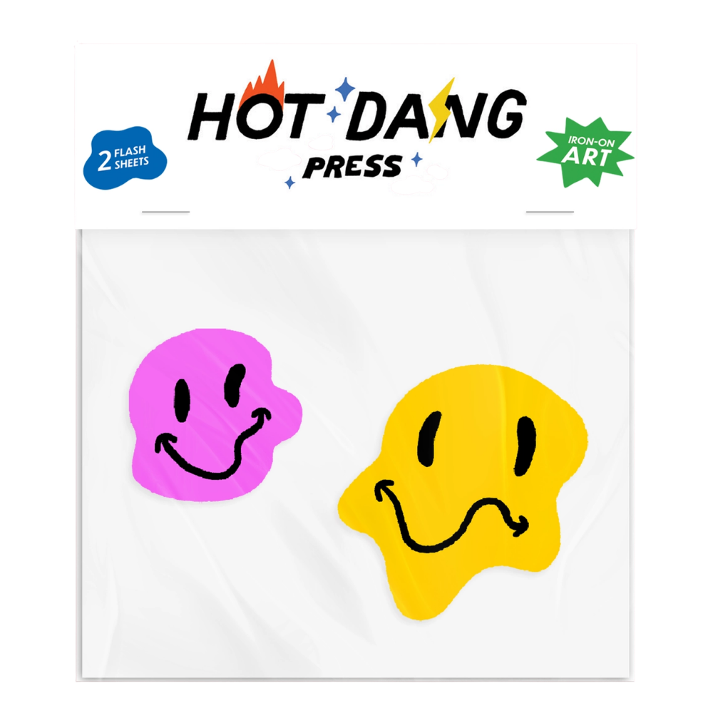 Melty Smiley Buddies Iron On