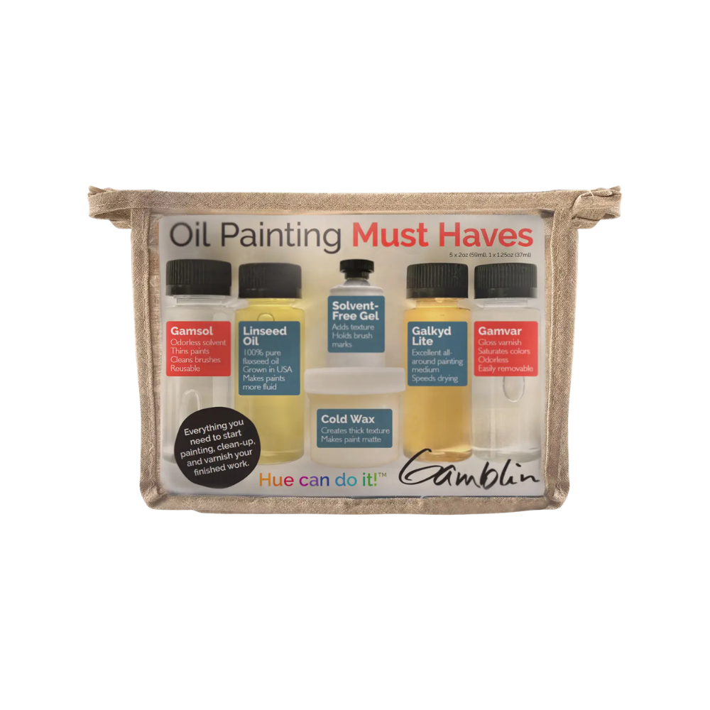 Gamblin Oil Painting Must Haves Mediums Set