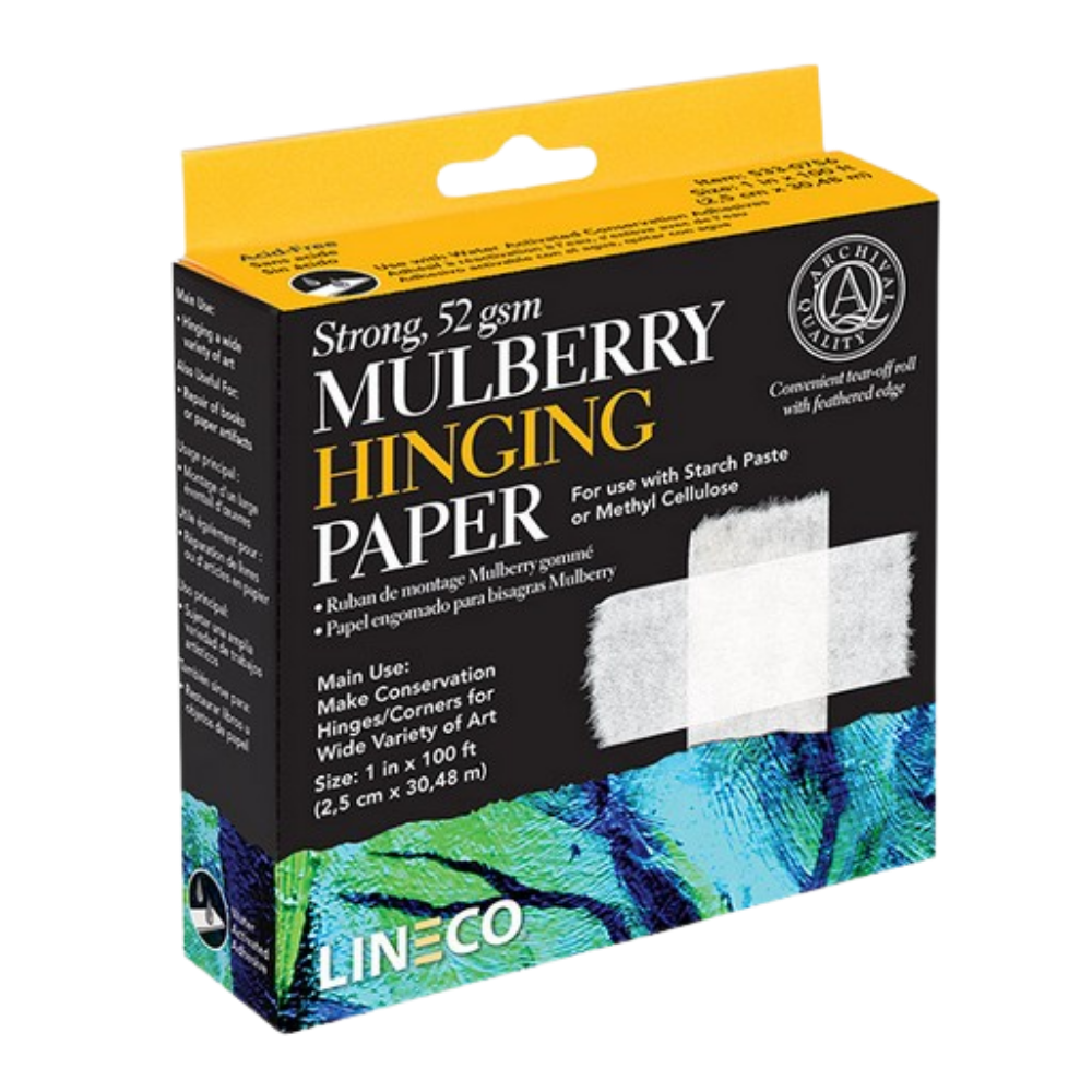 Mulberry Hinging Paper – 1" × 100 ft
