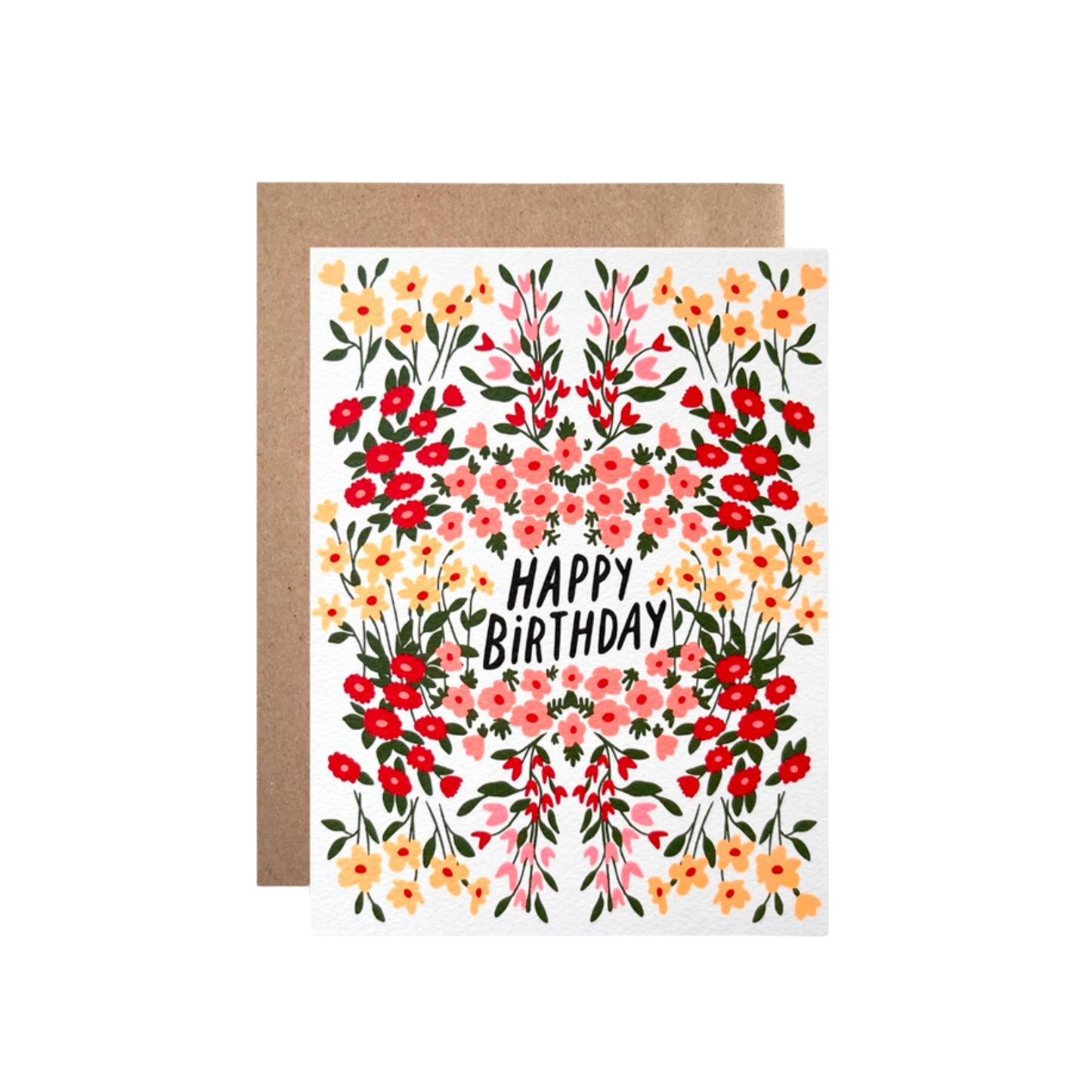 Happy Birthday Scarlet Garden Card