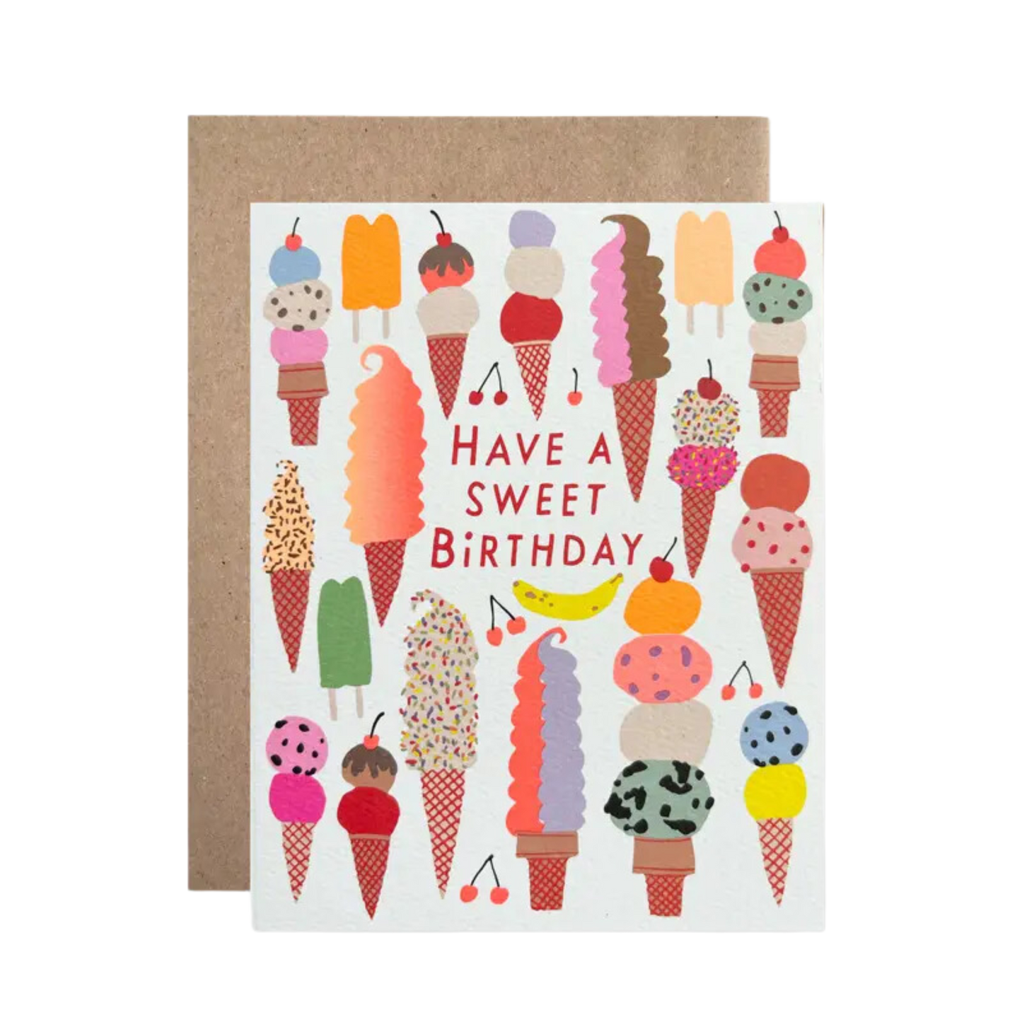 Have a Sweet Birthday - Ice Cream Card