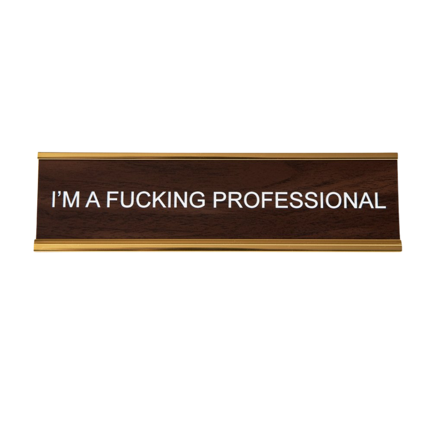 I'm A Fucking Professional Nameplate