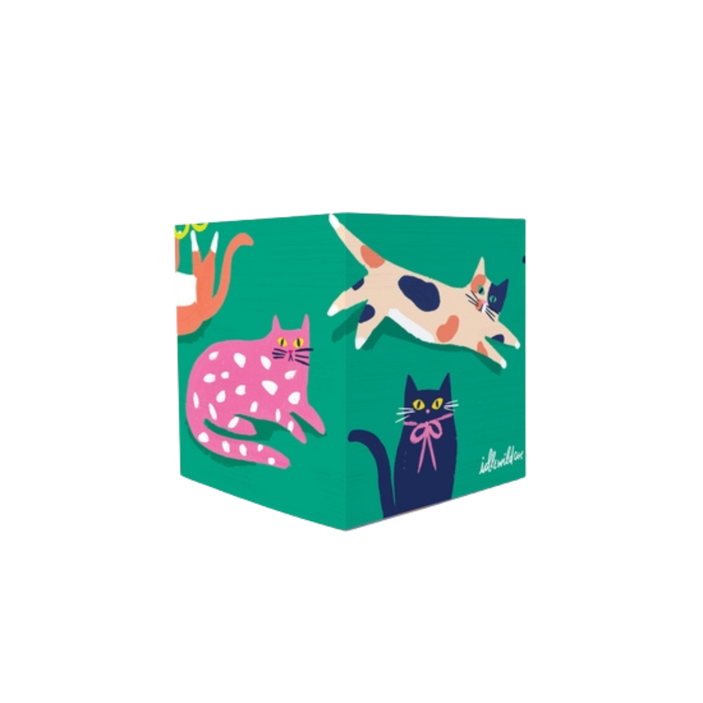 Cats Sticky Note Cube