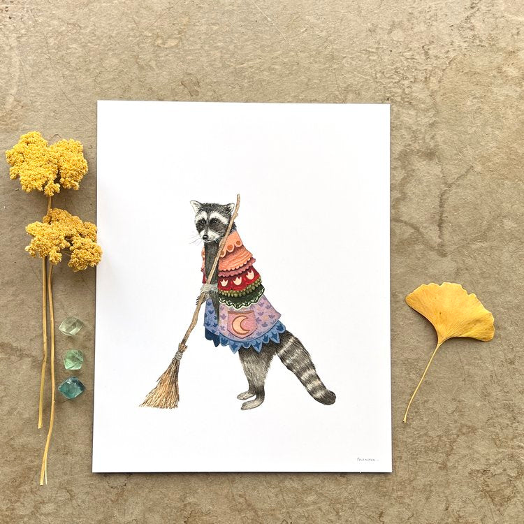 Wanda's Broom - Art Print