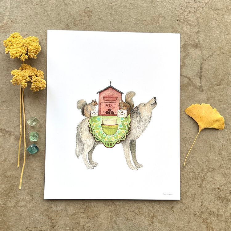 Lupa's Mail - Art Print