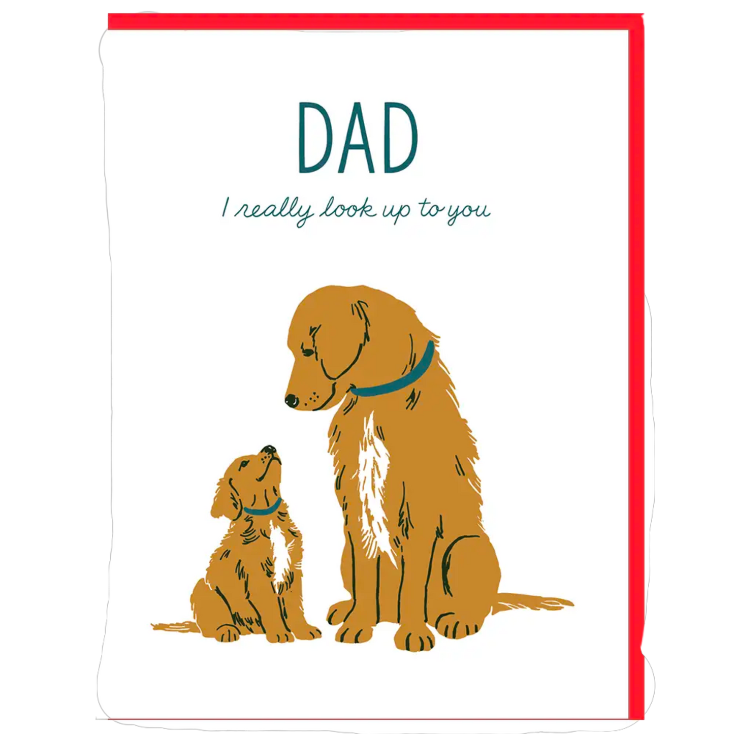 Golden Retrievers Father's Day Card