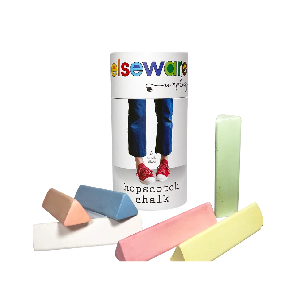 Hopscotch Chalk - Talc-Free - 6 Natural & Non-Toxic Colors