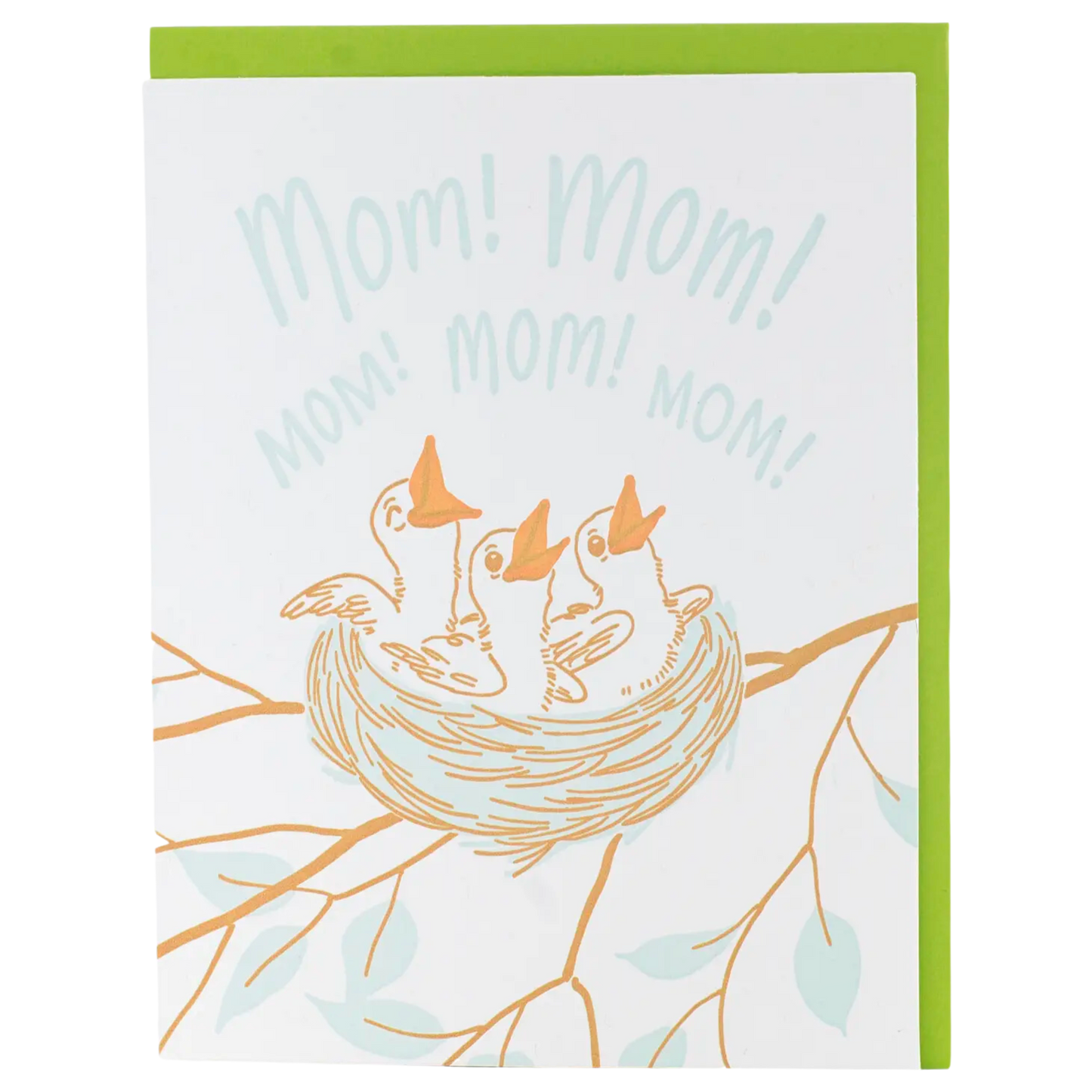 Baby Birds Mother's Day Card