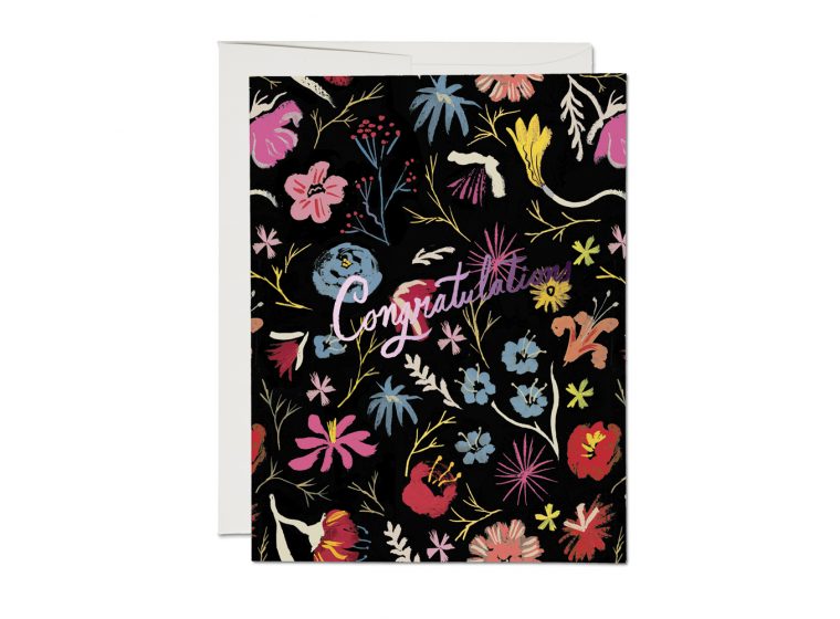 Lots of Flowers Congrats Card