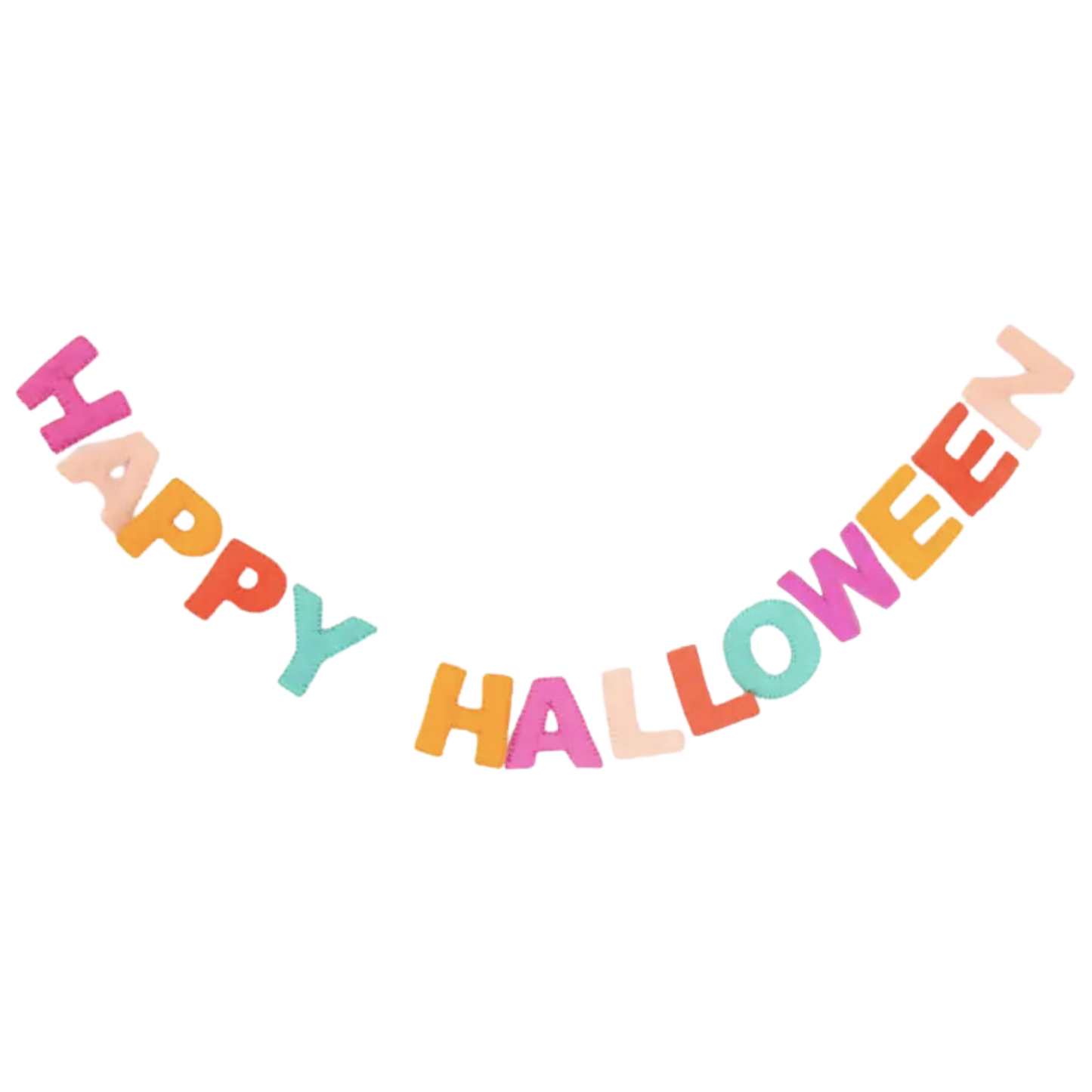 Happy Halloween Felt Garland
