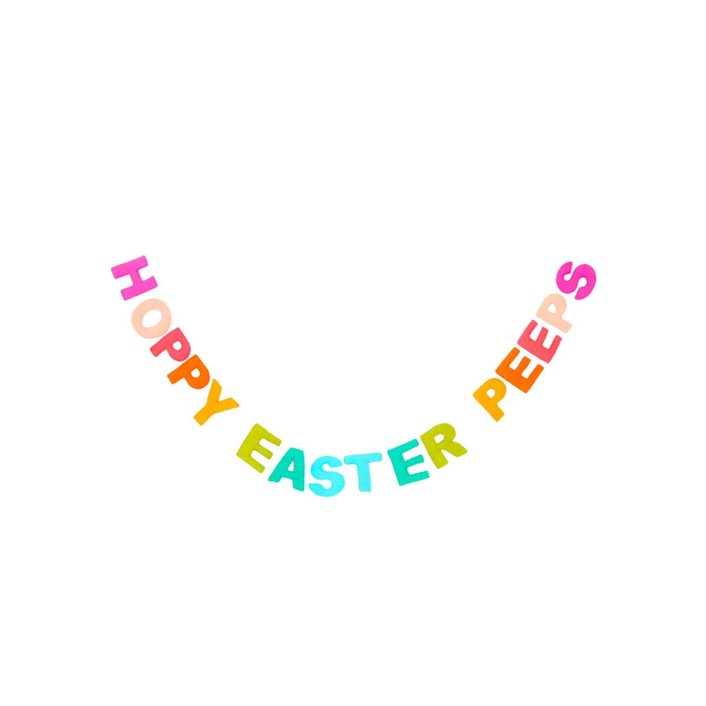Hoppy Easter Peeps Felt Garland
